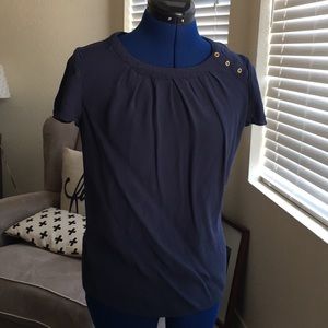 Banana Republic navy blue top
